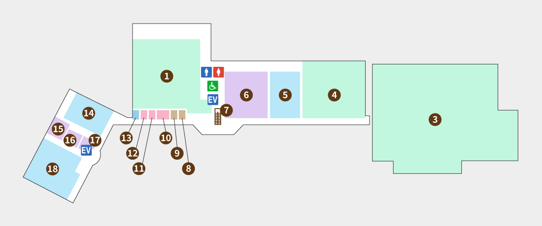 1Fフロアマップ